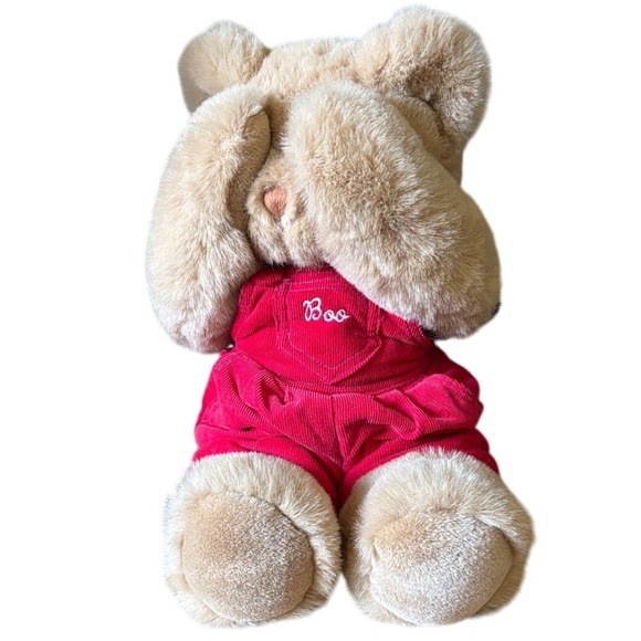 Vintage Mango Peek A Boo 17" Teddy Bear "Boo" Magnetic Paws Wind Up Music Plush - Picture 1 of 13